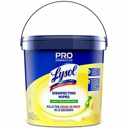 FAST FANS Lemon Bucket Disinfectant Wipes, 800PK FA3761336